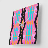 Memphis Design Wire Vierkante Klok (Hoek)