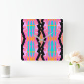 Memphis Design Wire Vierkante Klok (Huis)