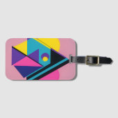Memphis Design Woonplek Bagagelabel (Voorkant (horizontaal))