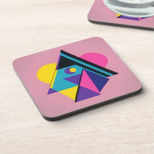 Memphis Design Woonruimte Bier Onderzetter (Linkerzijde)