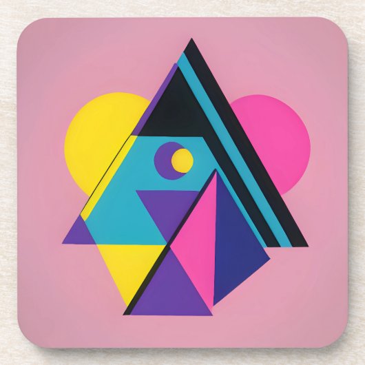 Memphis Design Woonruimte Bier Onderzetter (Voorkant)