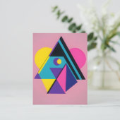 Memphis Design Woonruimte Briefkaart (Staand voorkant)