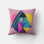 Memphis Design Woonruimte Kussen (Achterkant)