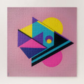 Memphis Design Woonruimte Legpuzzel (Horizontaal)