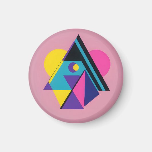 Memphis Design Woonruimte Magneet (Voorkant)