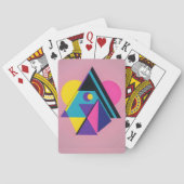 Memphis Design Woonruimte Pokerkaarten (Achterkant)