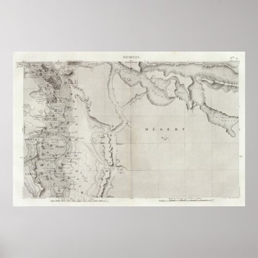 Memphis, Egypte Poster (Voorkant)