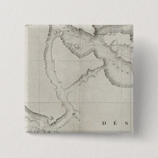 Memphis, Egypte Vierkante Button 5,1 Cm (Voorkant)