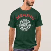 Memphis Fire Rescue Department Tennessee Duty T-shirt (Voorkant)