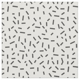 Memphis Geometric Minimal Black Abstract Style Stof