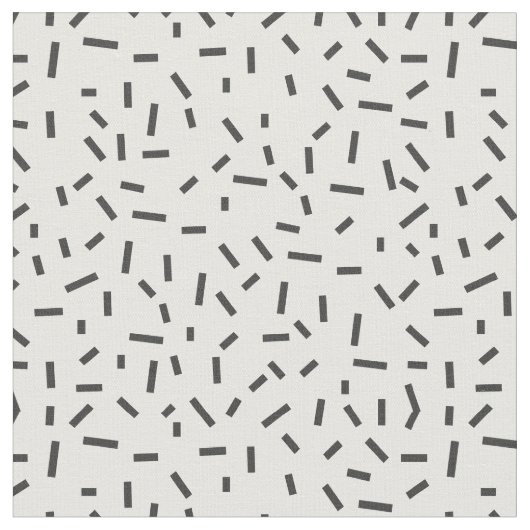 Memphis Geometric Minimal Black Abstract Style Stof (Close Up)
