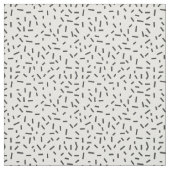 Memphis Geometric Minimal Black Abstract Style Stof (Swatch)
