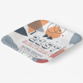 Memphis Geometric Shapes 21e Verjaardag Papieren Bordje (Gebogen)