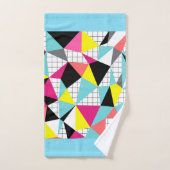 Memphis, geometrische vormen bad handdoek (Handdoek)