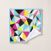 Memphis, geometrische vormen bad handdoek (Wasdoekje)