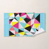 Memphis, geometrische vormen bad handdoek (Handdoek)