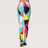 Memphis, geometrische vormen leggings (Achterkant)