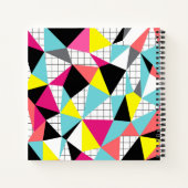 Memphis, geometrische vormen notitieboek (Achterkant)