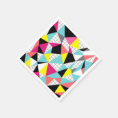 Memphis, geometrische vormen servet (Hoek)