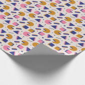 Memphis Geometry: jaren '90 Mode Naadloos Cadeaupapier (Hoek)