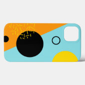 Memphis, hipster, trendy, coole illustratiekunst Case-Mate iPhone case (Achterkant (horizontaal))