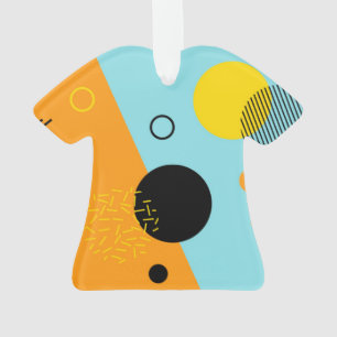 Memphis, hipster, trendy, coole illustratiekunst ornament