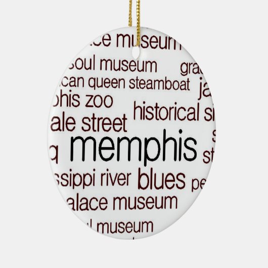 Memphis in bruin keramisch ornament (Rechts)