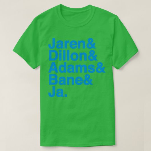 Memphis Jetset T-shirt (Design voorkant)