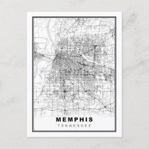 Memphis-kaart Briefkaart