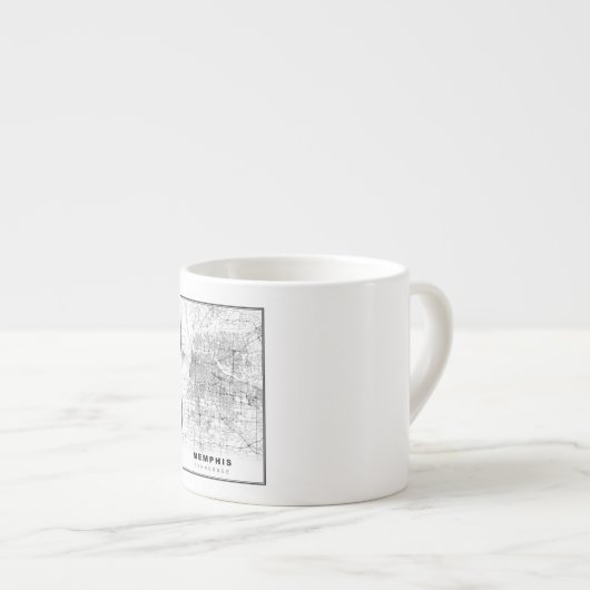 Memphis-kaart Espresso Kop (Voorkant rechts)
