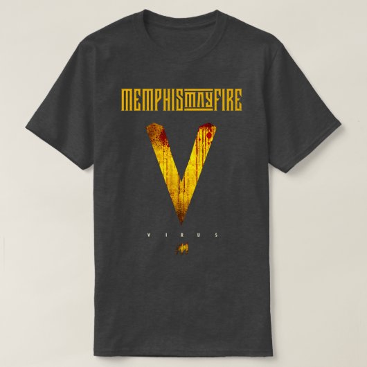 Memphis kan vuren 10 t-shirt (Design voorkant)
