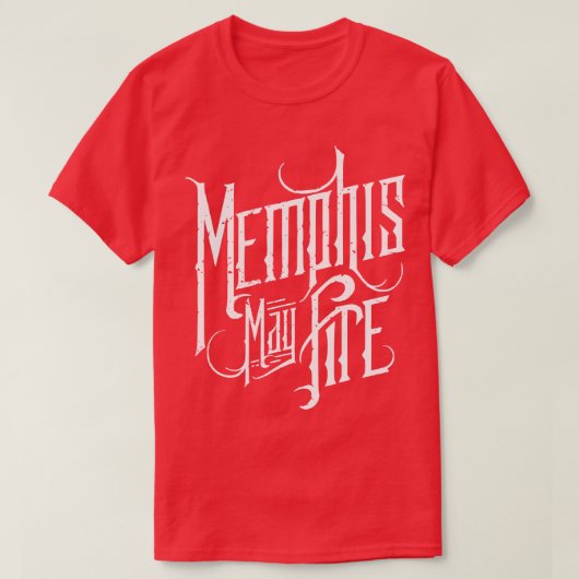 Memphis kan vuren 3 t-shirt (Design voorkant)