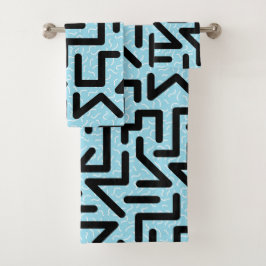 Memphis Labyrinth Bad Handdoek