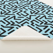 Memphis Labyrinth Sherpa Deken (3/4)