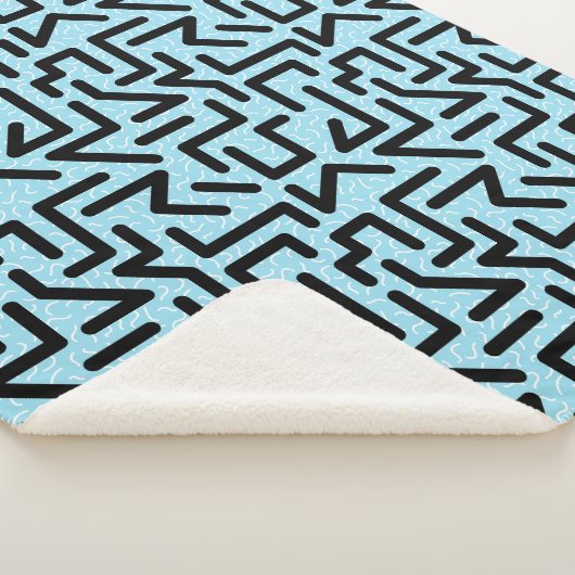 Memphis Labyrinth Sherpa Deken (3/4)