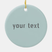 Memphis Lengtegraad Latitude Keramisch Ornament (Achterkant)