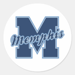 Memphis Letter Ronde Sticker