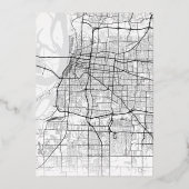 Memphis Love Locator | Bruiloft Bewaar de datum Folie Uitnodiging (Achterkant)