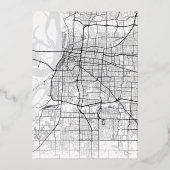Memphis Love Locator | Huwelijk Save the Date Folie Uitnodiging (Achterkant)