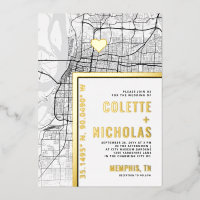 Memphis Love Locator | Stad thema bruiloft