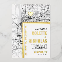 Memphis Love Locator | Stad thema bruiloft