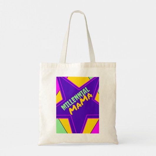 Memphis MaMa Vibes Tote Bag (Achterkant)