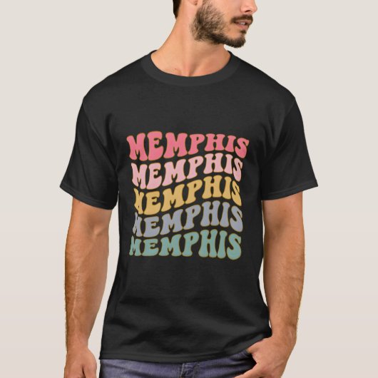 Memphis Memphis Tennessee Memphis Bachelorette T-shirt (Voorkant)