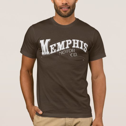 Memphis Motor Co. Officiële lancering T-Shirt (Voorkant)