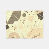 Memphis No. 82 Sepia Fleece Deken (Voorkant (Horizontaal))