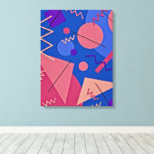 Memphis No. 96 Canvas Afdruk (Insitu (Houten vloer))