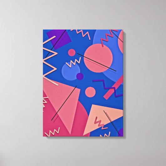 Memphis No. 96 Canvas Afdruk (Voorkant)