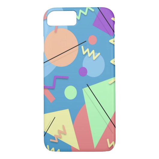 Memphis nr. 4 Case-Mate iPhone case (Achterkant)
