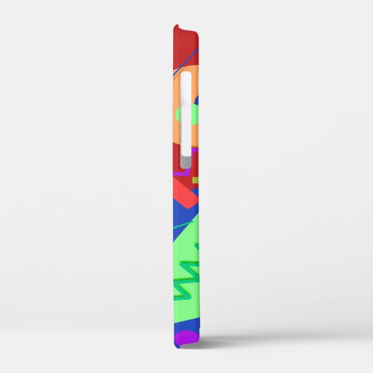 Memphis nr. 52 Case-Mate iPhone case (Achterkant / Links)