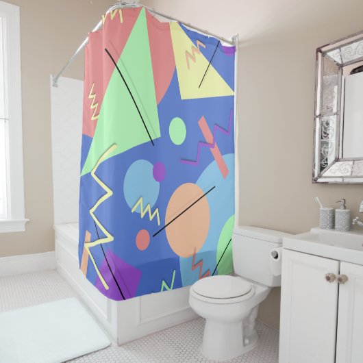 Memphis nr. 5 douchegordijn (In situ)
